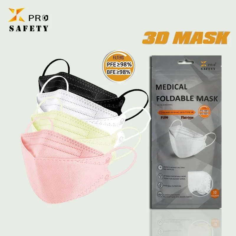 High Protection Factory Direct Sale Adult Face Respirator Dust Disposable Fit Non-Woven 3D Stereoscopic Mask