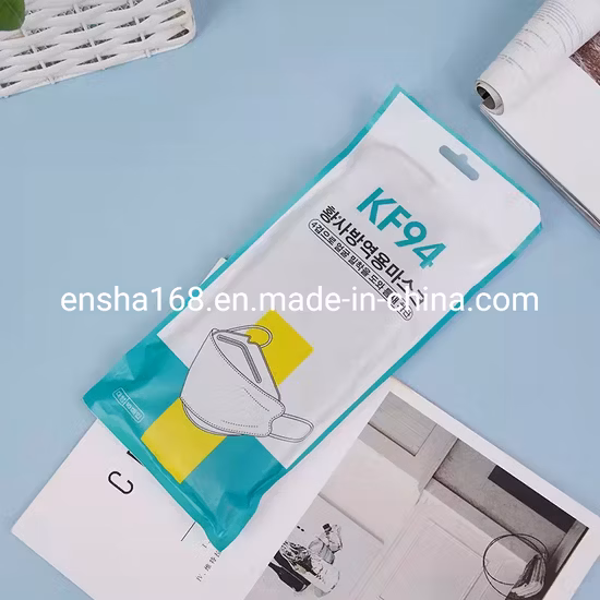 Дышащая одноразовая защитная маска Kf94 4-слойная 3D ушная петля Нетканая маска для лица