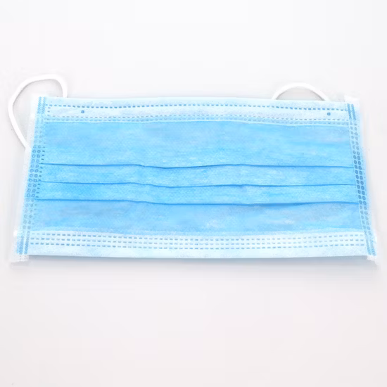 Производитель трехслойных одноразовых масок для лица оптом.